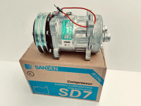 Компрессор SANDEN SD7H15, 12В, A2/132 мм, вход/выход-горизонтальный (O-Ring)