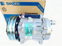 Компресор SANDEN SD7H15, 12В, А2/132 мм, вхід/вихід-горизонтальний (O-Ring)