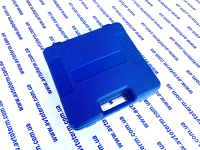 2-Wege-Verteiler mit 3 x 180 cm Standardschläuchen, Kunststoffkoffer, mit Kupplungen, R-134a/R-404A/R-22