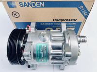 Компрессор SANDEN SD7H15, 12В, PV6/119 мм, вход/выход-горизонтальный (O-Ring)