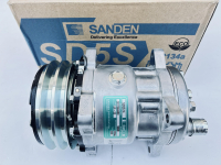 Компресор SANDEN SD5S14, 12В,  A2/132 мм, вхід/вихід-горизонтальний (O-Ring)