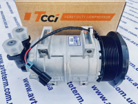 Компресор TCCI QP16, 12В, PV8/119 мм, вхід/вихід-вертикальний (Rotoloc)
