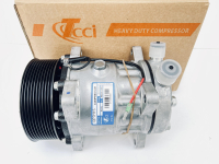 Компрессор TCCI QP7H15, 12В, PV10/119 мм, вход/виход-вертикальный (O-Ring)