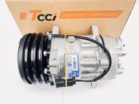 Компрессор TCCi QP7H15, 24В, A2/132 мм, вход/выход-горизонтальный PAD