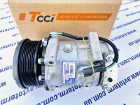 Компресор TCCI QP7H15, 24В, PV8/120 мм, вхід/вихід-вертикальний (O‑ring)