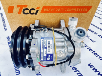 Компресор TCCi QP5H09, 12В, A2/125 мм, вхід/вихід-вертикальний (O-Ring)