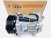 Компресор TCCi QP7H15, 24В, PV8/119 мм, вхід/вихід-вертикальний (O-ring)