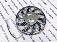 Вентилятор 10" (255 мм), 24В, SPAL VA11-BP12/C-57A, всмоктуючий, 1300 м³/г