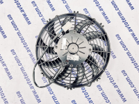Вентилятор 10" (255 мм), 24В, SPAL VA11-BP12/C-57S, штовхаючий, 1400 м³/г